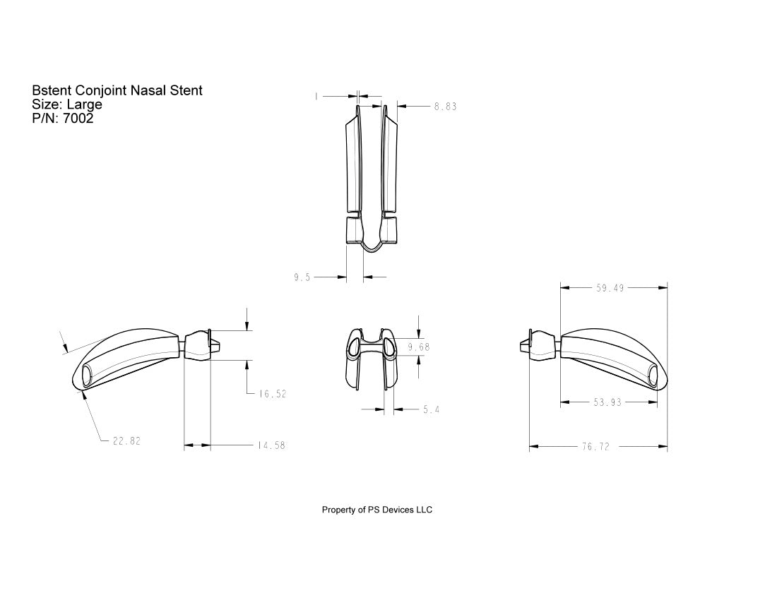 Bstent® Nasal Stent Large (5 pieces)